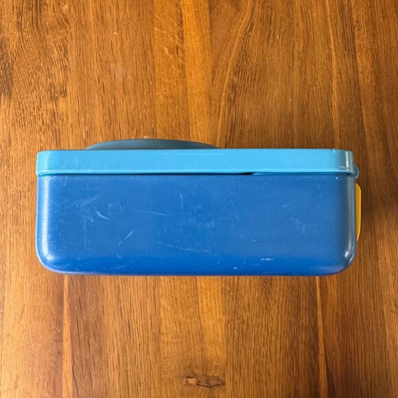 OMIEBOX Kids Lunch Box Blue Yellow School Bento Snacks Omie Snack Child Lunchbox - Picture 11 of 14